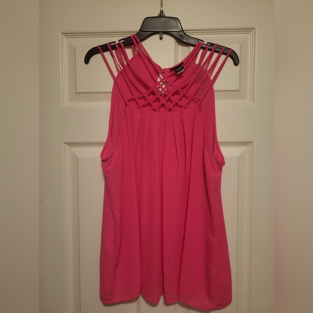 Torrid - Hot Pink Women's Strappy Tank